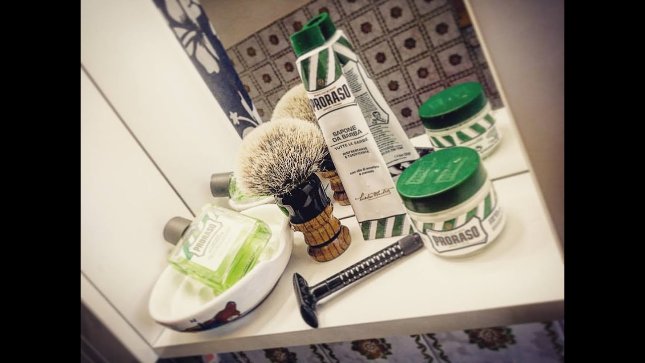 Sbagli comuni - Proraso Verde - Pennello Torraca - Rasoio Treet - Lametta