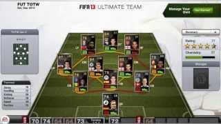 Ultimate Team - Team Of The Week 16th January 2013 TOTW FIFA 13