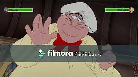 Sebastian vs. Chef Louis with healthbars (2 Year Anniversary Special)