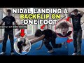 Nidal wonder is now doing a backflip and landing on one foot after brain surgery  with proof