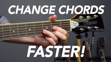 Change Chords FASTER on Guitar for Beginners