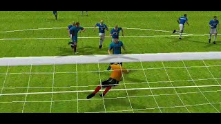 What will do? goalkeeper try to stop the ball but player try to get a goal. screenshot 2
