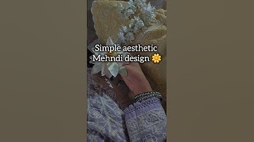 Simple aesthetic mehndi designs 🏵 !!! #aesthetic #shorts #mehndi #henna