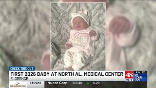 North Alabama Medical Center welcomes first baby of 2026