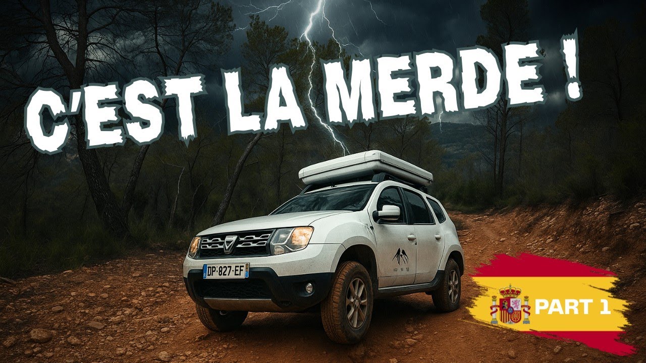 C'est la mer** ! 🌧️ Quand l’aventure tourne à l’épreuve ! 🌩️ Voyage en Espagne Part 1