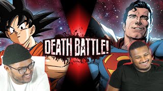 Goku VS Superman 3 (Dragon Ball VS DC Comics) | DEATH BATTLE! | Reaction