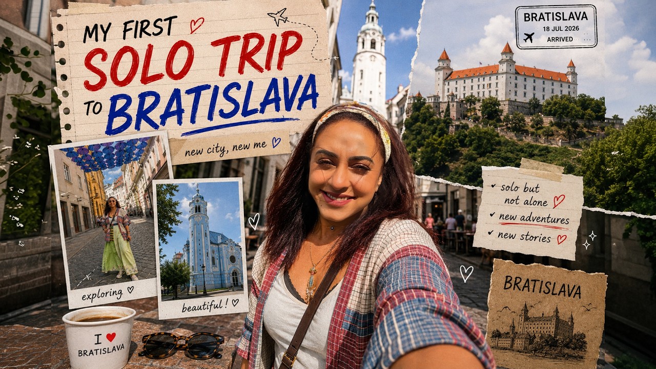 I Finally Did It! ✈️ My First Solo Trip to Slovakia