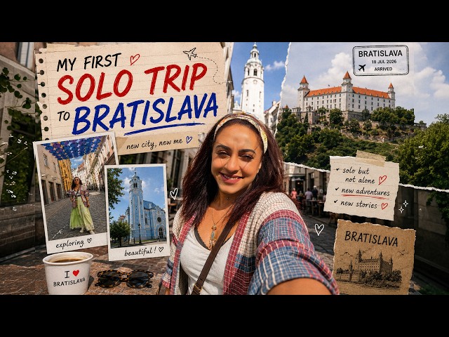 I Finally Did It! ✈️ My First Solo Trip to Slovakia
