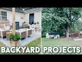 DIY BACKYARD PROJECTS | DIY WEED KILLER &amp; PEST CONTROL| PATIO STORAGE &amp; LAWN CARE | HOUSE PROJECTS