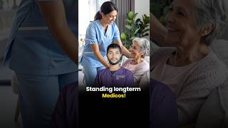 Standing a long, leg pain.