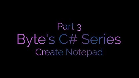C# WinForms - Create Code Editor Part 3