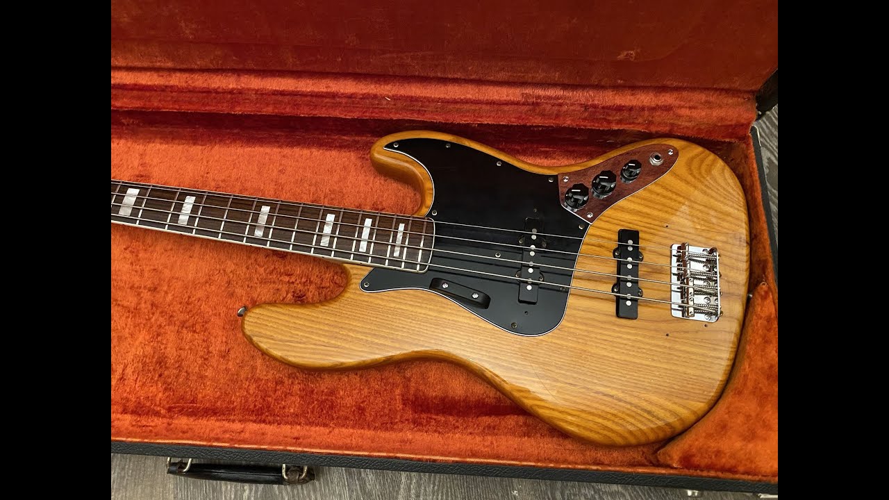 Fender Jazz Bass USA 1978 Aero Pickups (DEMO)