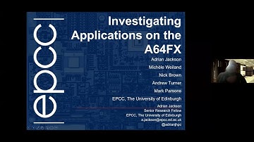 Investigating applications on the A64FX