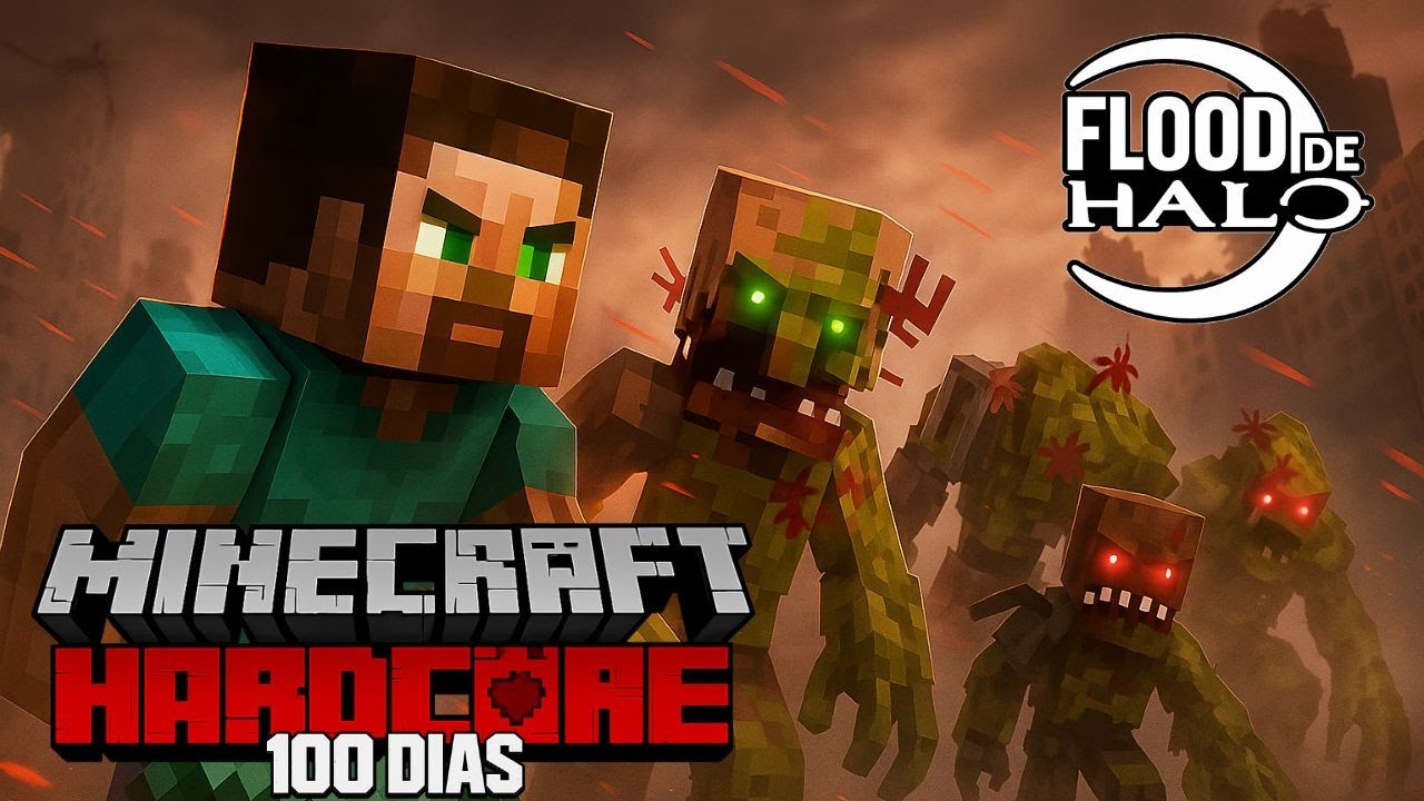 100 DÍAS con el FLOOD en Minecraft Hardcore... fue un INFIERNO