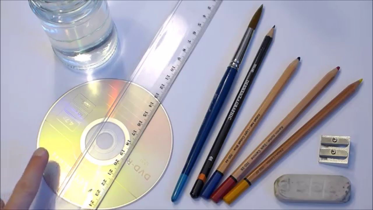 Bildlektion 3 - Färgcirkel (tal) Färglära med akvarellpennor