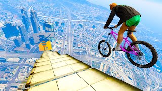 GTA 5 ONLINE 🐷 MEGA RAMPA 10000% IMPOSSIBILE !!! BEFANA TROLLL  !!! 🐷 DAJE !!!