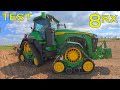 John Deere 8RX 410 test ciągnika z HORSCH Focus siew soi