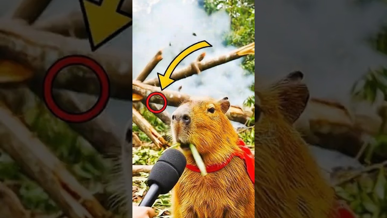 Необычная сила капибары спасла всех! 