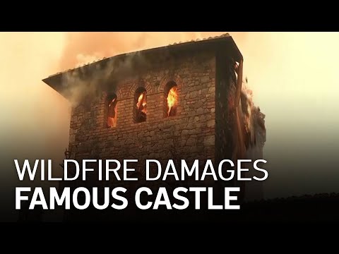 Wideo: Czy spłonął castello di amorosa?