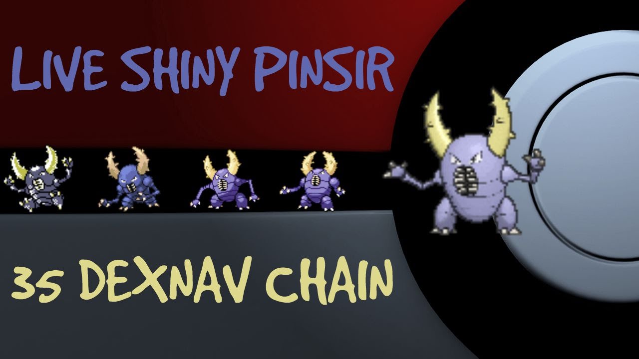LIVE Shiny Pinsir! [35 Dexnav Chain] - YouTube