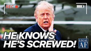 Trump Pulls TOTALLY PANICKED MOVE as He SEES WRITING ON THE WALL!!!