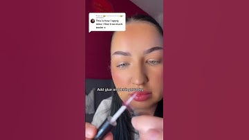 VIRAL HOW TO EASILY APPLY STRIP LASHES HACK 💖 #lashtutorial #shorts
