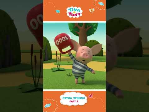 Tina & Tony's Circus Dream 🌈 Cartoon For Kids 🎉#shorts #foryou