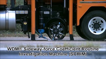 WDM Sideway force Coefficient Routine Investigation Machine SCRIM