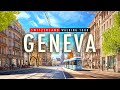 Geneva switzerland 4kr  walking tour 4k60fps