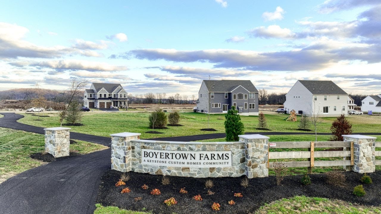 New Homes for Sale in Gilbertsville, PA Retreat at Boyertown Farms Keystone Custom Homes
