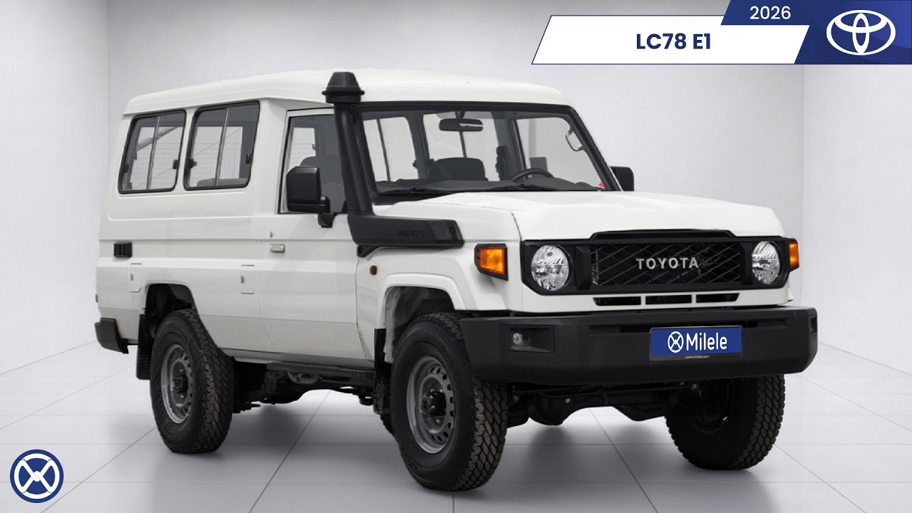 (LHD) TOYOTA LCAND CRUISER 78 E1 4.0P MT MY2026 – WHITE video