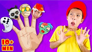 finger family zombie mummy dino wolf and ghost more nursery rhymes and kids songs