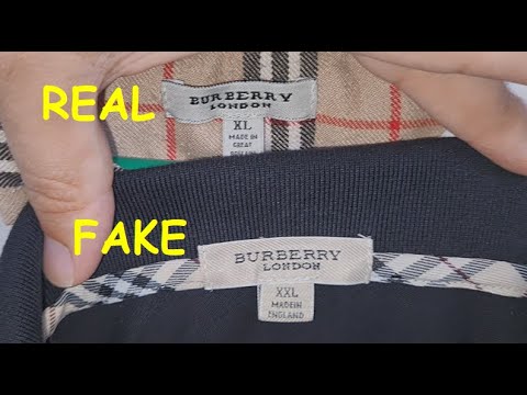 Burberry polo shirt real vs fake. How to spot original Burberry London shirt