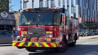 Chicago Fire Dept Engine 30 Returning