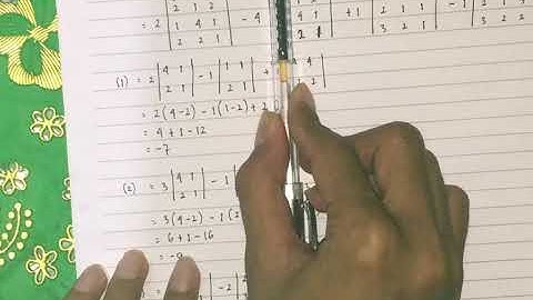 Determinan Matriks 4x4 dengan Metode Ekspansi Laplace