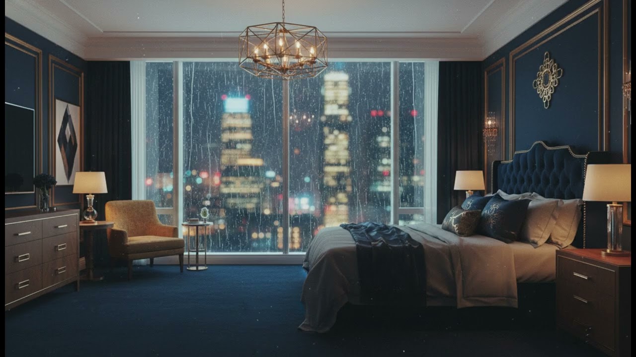 Part 16: Relaxing Sleep Music | Peace Full Night Rain & Soft Piano For Insomnia