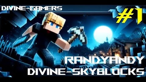 Minecraft Skyblock OPBlocks | Divine-Skyblocks Episode #1: Starting from Scratch