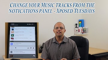 Control your music tracks from your notification panel -  Xposed Tuesdays