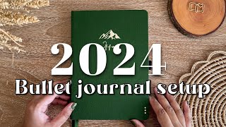 2024 yearly bullet journal setup | beginner friendly & simple | PLAN WITH ME