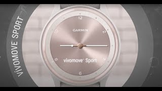 Vívomove Sport A Stylish Hybrid Smarch Garmin
