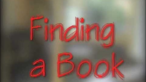 How to Find and Locate a Book