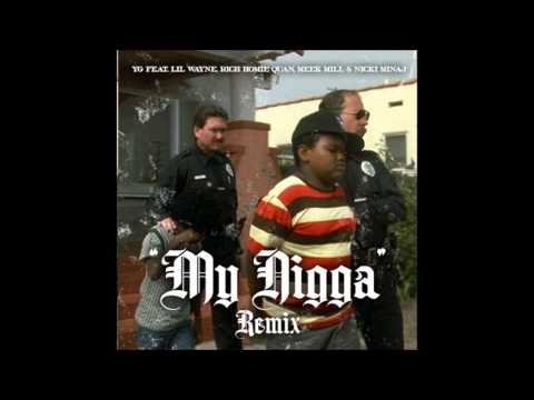 YG- My Nigga (Remix) [feat. Lil Wayne, Meek Mill, Rich Homie Quan & Nicki Minaj]