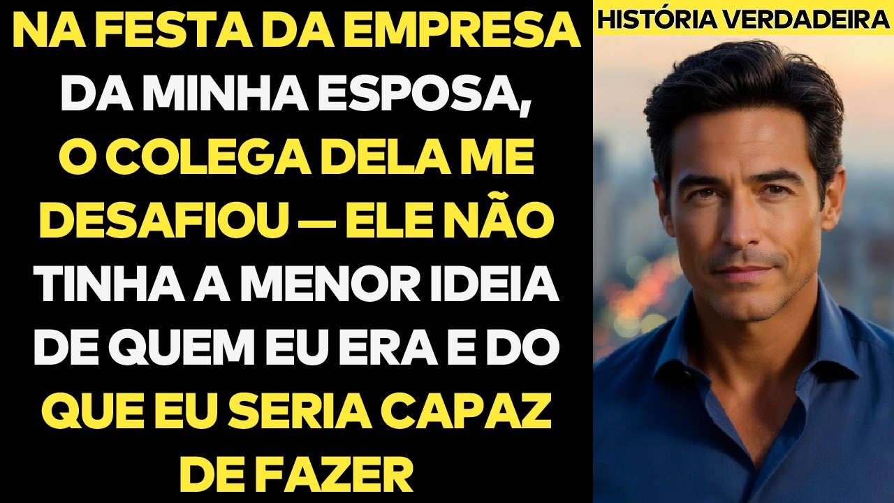 Na Festa Da Firma, O Colega Da Minha Esposa Me Provocou — Ele Não Sabia Com Quem Lidava