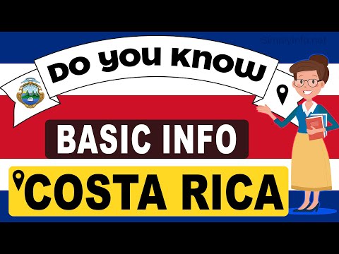 Video: State languages of Costa Rica