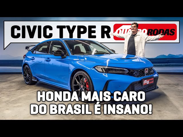 Honda Civic Type R chega ao Brasil com 297 cv e preço de R$ 429.900