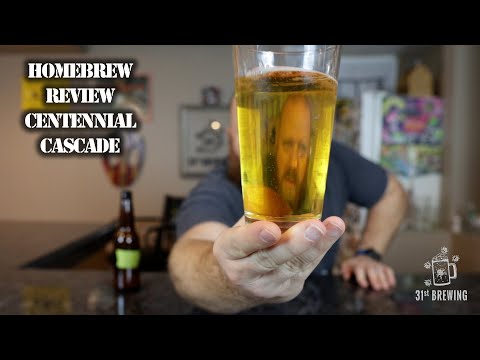 Homebrew IPA With Centennial and Cascade Hops With Dry hop Last Tasting