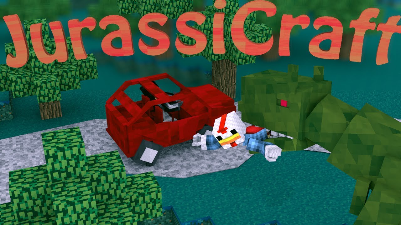 "VELOCIRAPTORS GONE WILD" Minecraft Jurassic Craft Ep 6 YouTube
