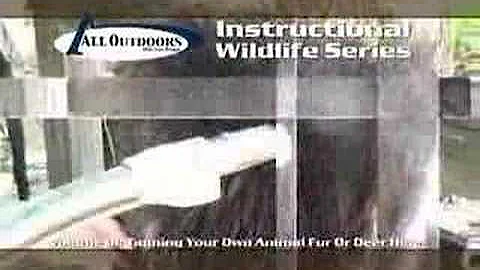 "Tanning Your Own Fur or Deer Hide"  Trapping, Hunting