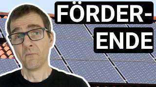 Photovaltaik-Förderung vor dem Aus: Musst du jetzt noch schnell installieren?!