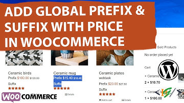 How to Add Global Prefix & Suffix in WooCommerce Products Price using Plugin in WordPress